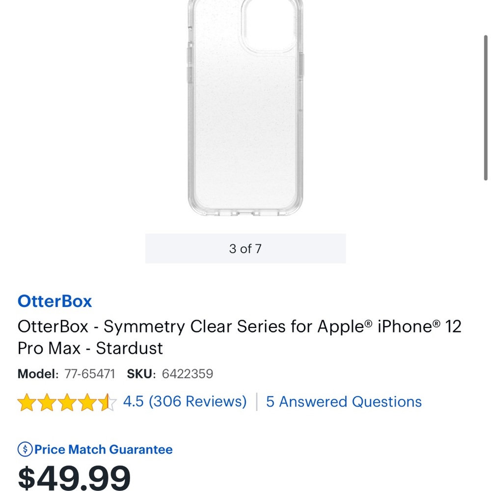 IPhone 12 PRO MAX OtterBox case